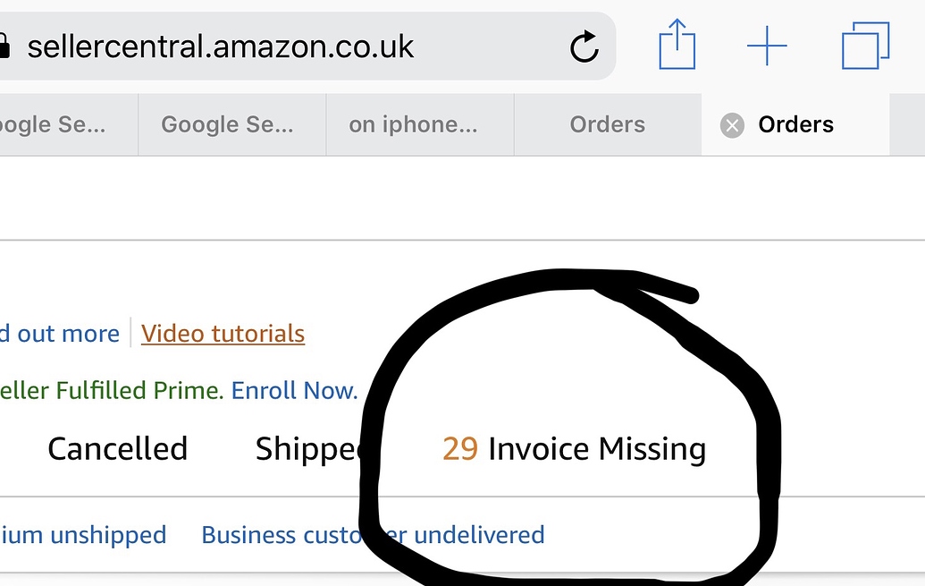 Missing invoice General Selling on Amazon Questions Amazon Seller