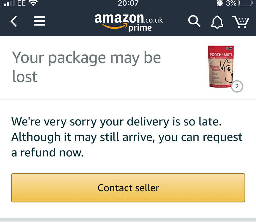 Customers getting message to say item not delivered Sell on Amazon