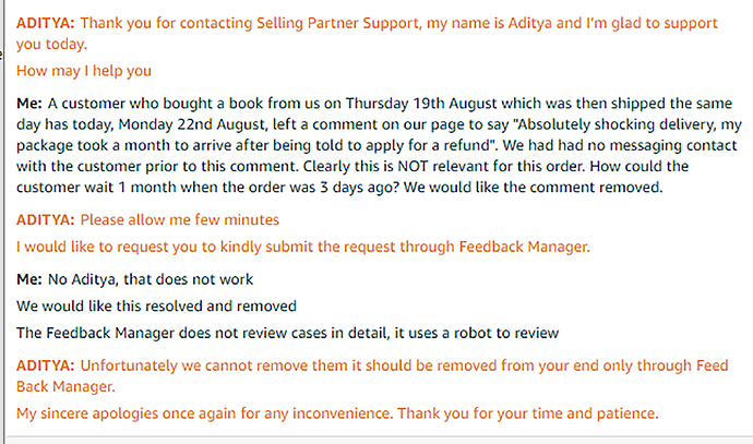 feedback