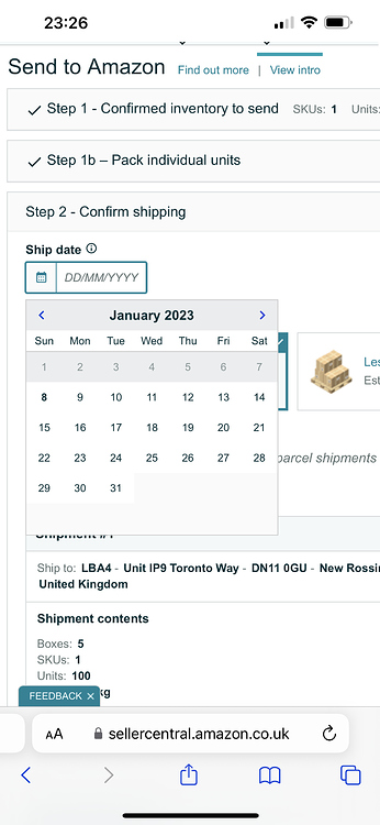 Creating My First Shipment Shipping Inventory To Amazon Amazon 