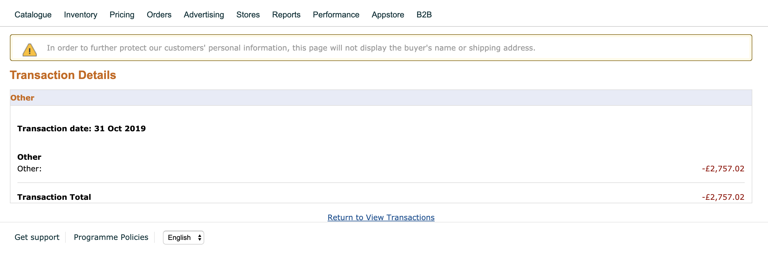 Amazon took £2757 from my sellers account randomly. No