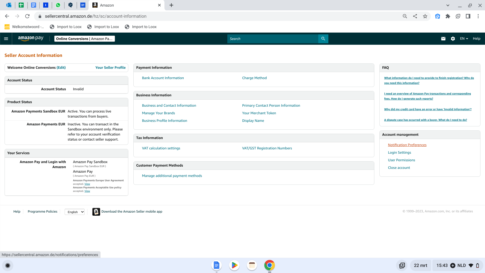 I need help with withdraw Getting Started with Amazon Pay Amazon