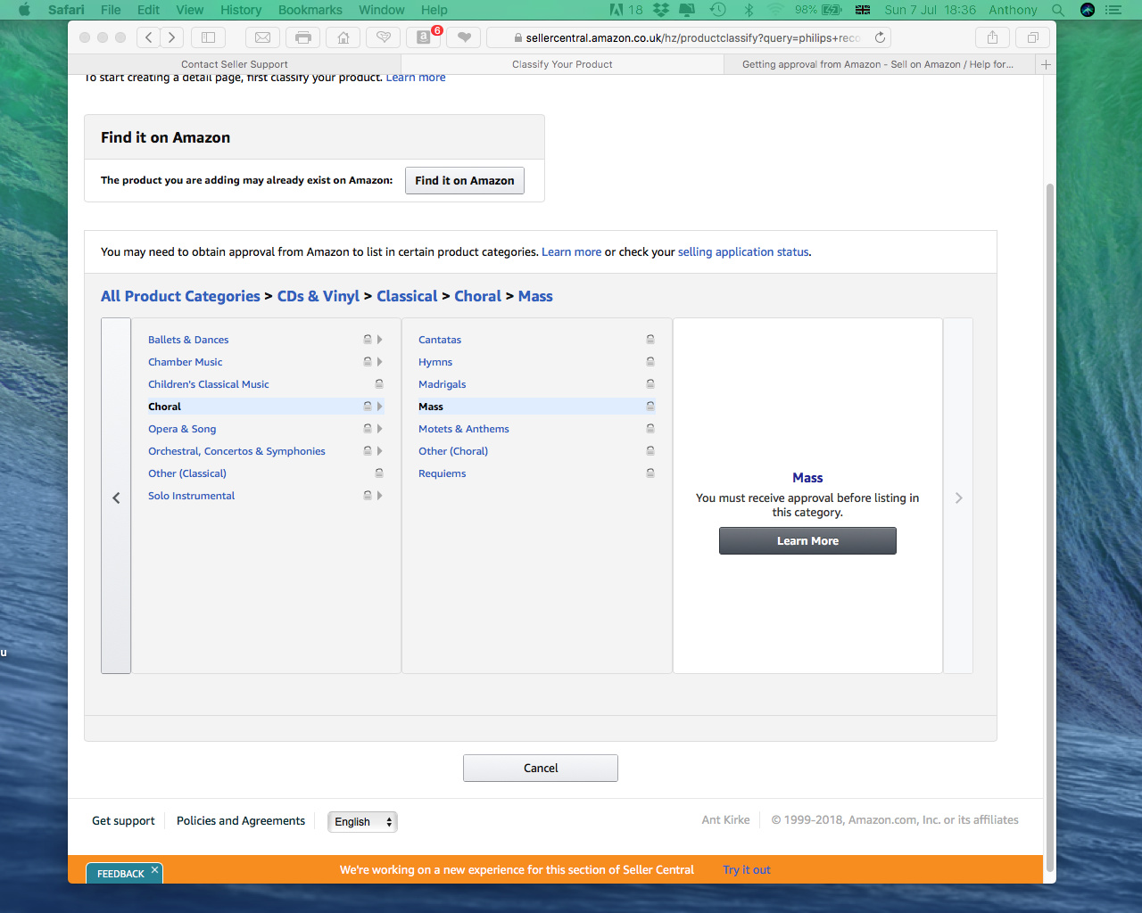 Getting approval from Amazon Help for New Sellers Amazon Seller Forums